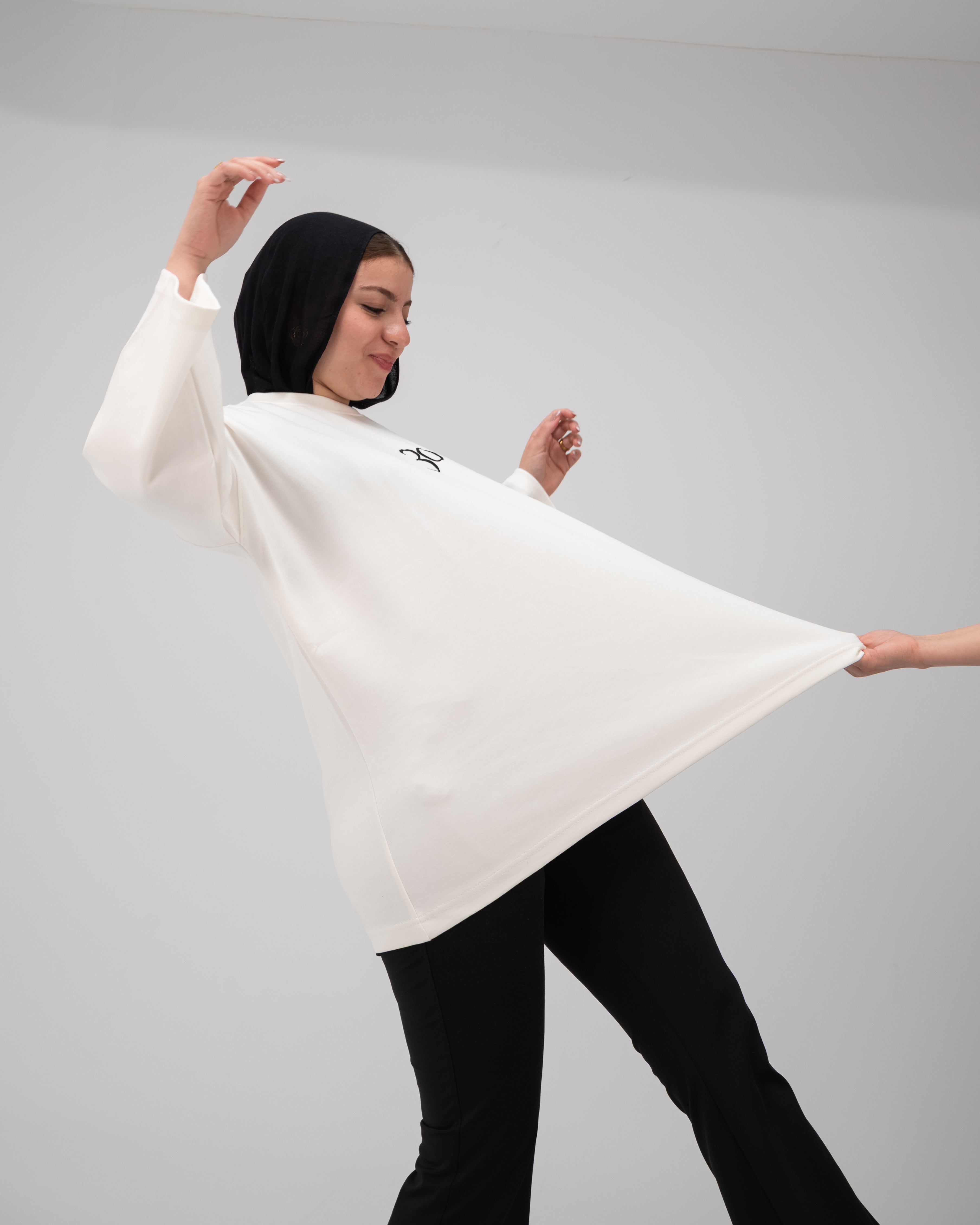 Oversized Long-Sleeve T-Shirt